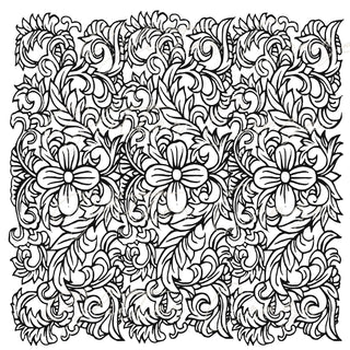 Tooled Leather SVG Pattern