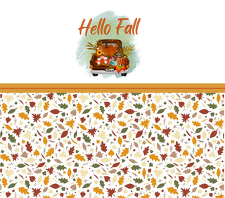 Hello Fall Leaves  Wrap or 12x12 available
